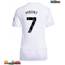 Camisa de Futebol Manchester United Mason Mount #7 Equipamento Secundário Mulheres 2025-26 Manga Curta